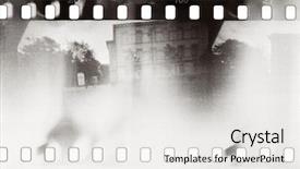  Presentation with leaks - Theme consisting of grunge film strip sample used background and a white colored foreground