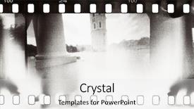  Presentation with film strip - Colorful theme enhanced with grunge film strip with light backdrop and a white colored foreground