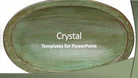  Presentation with white green - Audience pleasing PPT theme consisting of grunge finish isolated on white backdrop and a  colored foreground