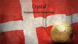  Presentation with denmark - Beautiful slides featuring grunge flag of denmark backdrop and a red colored foreground