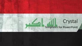  Presentation with iraq - Amazing PPT layouts having grunge flag of iraq new backdrop and a mint green colored foreground