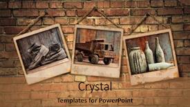  Presentation with gallery - Amazing presentation having grunge gallery from my photo backdrop and a coral colored foreground