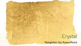  Presentation with gold glitter - Presentation with grunge-gold-and-bronze-glitter background and a blonde colored foreground