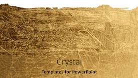  Presentation with gold glitter - Presentation enhanced with grunge-gold-and-bronze-glitter background and a gold colored foreground