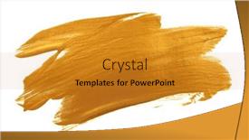  Presentation with gold glitter - Theme having grunge-gold-and-bronze-glitter background and a gold colored foreground