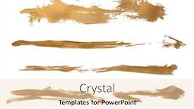  Presentation with ink blot - Presentation theme with grunge-gold-ink-color-smear background and a lemonade colored foreground