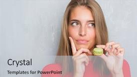  Presentation with open bible over grunge sandstone - PPT theme enhanced with grunge grey wall eating green background and a  colored foreground