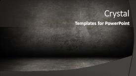  Presentation with concrete wall grunge concrete - Presentation theme with grunge-interior-room-with-concrete background and a dark gray colored foreground
