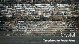  Presentation with vintage interior brick wall - Audience pleasing presentation design consisting of white birch trunks in dazzling backdrop and a sky blue colored foreground.