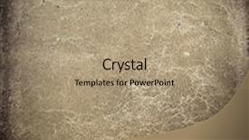  Presentation with leather - PPT theme having grunge leather background background and a coral colored foreground