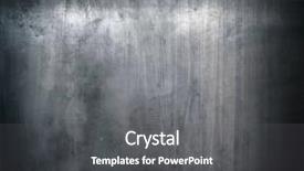  Presentation with brushed metal - Audience pleasing slide set consisting of grunge metal background backdrop and a dark gray colored foreground