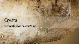  Presentation with brushed metal plate reflected - Amazing theme having grunge metal plate texture background backdrop and a mint green colored foreground