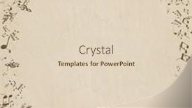  Presentation with old music - Slide deck enhanced with grunge-musical-background-old-paper background and a lemonade colored foreground