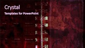  Presentation with notebook - Colorful slide set enhanced with grunge notebook background with free backdrop and a  colored foreground