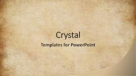  Presentation with vintage letter - Beautiful slide deck featuring grunge old paper for treasure backdrop and a lemonade colored foreground