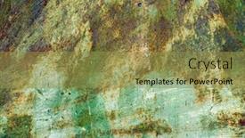  Presentation with paint - Colorful presentation enhanced with grunge-paint-metal-closeup-background backdrop and a gold colored foreground