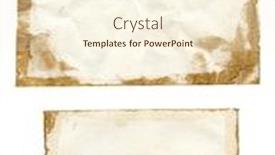  Presentation with gold frame - Cool new PPT layouts with grunge paper with gold frame backdrop and a cream colored foreground