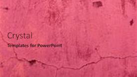  Presentation with architecture old - Presentation theme consisting of grunge-pink-colored-wall-close background and a coral colored foreground