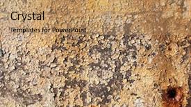  Presentation with element - Beautiful slide deck featuring grunge retro rusty metal with peeling paint close up photo great texture background or design element for your projects backdrop and a coral colored foreground