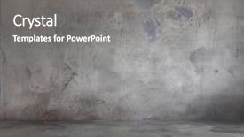  Presentation with concrete wall grunge concrete - Colorful presentation design enhanced with old grunge room with concrete backdrop and a gray colored foreground