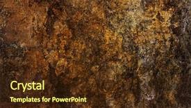  Presentation with iron - Audience pleasing slides consisting of grunge rusty iron background backdrop and a tawny brown colored foreground