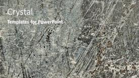  Presentation with metal - Presentation theme having grunge-scratchy-metal-may-use background and a gray colored foreground