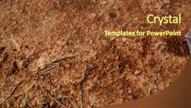  Presentation with soil structure - Cool new presentation with grunge soil texture detail cracked backdrop and a tawny brown colored foreground