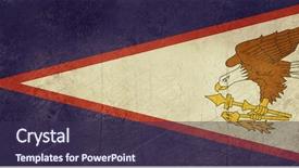  Presentation with dependent - Slide deck enhanced with grunge sovereign state flag background and a  colored foreground