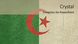  Presentation with country - Slide set consisting of grunge sovereign state flag background and a  colored foreground