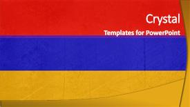 Presentation with country - Slides having grunge sovereign state flag background and a  colored foreground