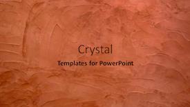  Presentation with wall paint - Audience pleasing PPT theme consisting of grunge-texture-background-abstract-wall backdrop and a red colored foreground