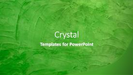  Presentation with wall paint - Cool new presentation with grunge-texture-background-abstract-wall backdrop and a shamrock green colored foreground