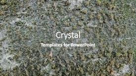  Presentation with texture - Theme having grunge texture of dirty cement background and a gray colored foreground