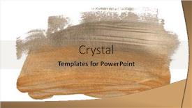  Presentation with gold silver - Slides featuring grunge-torn-gold-silver-ink and a coral colored foreground