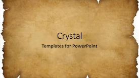  Presentation with burnt - Audience pleasing slide set consisting of grunge torn paper isolated backdrop and a yellow colored foreground