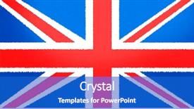  Presentation with union jack flag - PPT theme having grunge union jack or british background and a  colored foreground