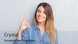  Presentation with young grey maine coon cat - Amazing theme having grunge wall wearing denim outfit backdrop and a light blue colored foreground