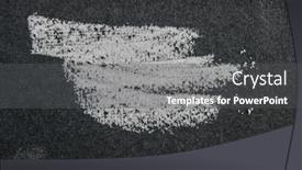  Presentation with black art - Slides enhanced with grunge-white-chalk-art-brush background and a dark gray colored foreground