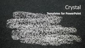 Presentation with chalk board - PPT layouts having grunge-white-chalk-art-brush background and a dark gray colored foreground