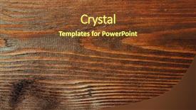  Presentation with wood wood grain - PPT layouts featuring grunge wood panels used background and a tawny brown colored foreground