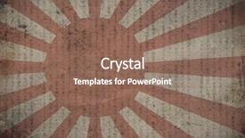  Presentation with asian - PPT layouts with grungy asian flag background background and a coral colored foreground