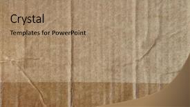  Presentation with corrugated cardboard - Beautiful PPT layouts featuring grungy background of an old backdrop and a coral colored foreground