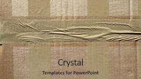  Presentation with corrugated cardboard - Colorful PPT theme enhanced with grungy background of an old backdrop and a coral colored foreground