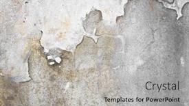  Presentation with cement - Audience pleasing presentation theme consisting of grungy cement wall texture backdrop and a light gray colored foreground