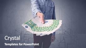  Presentation with holding hotdog - Cool new presentation with grungy drawings of a city backdrop and a  colored foreground