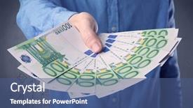  Presentation with bills - Cool new PPT layouts with grungy drawings of a city backdrop and a ocean colored foreground