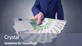  Presentation with holding hotdog - Cool new PPT layouts with grungy drawings of a city backdrop and a gray colored foreground