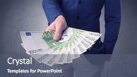  Presentation with bills - Amazing slide deck having grungy drawings of a city backdrop and a ocean colored foreground