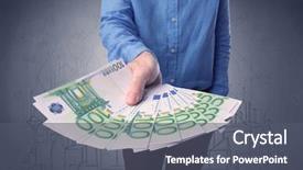  Presentation with budget - Presentation theme consisting of grungy drawings of a city background and a gray colored foreground