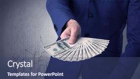  Presentation with holding hotdog - Cool new presentation theme with grungy drawings of a city backdrop and a  colored foreground